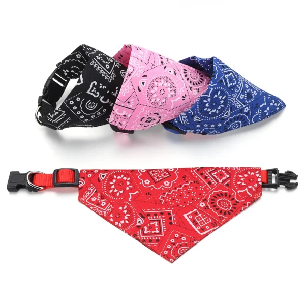 Adjustable Triangular Bandana Collar Bibs